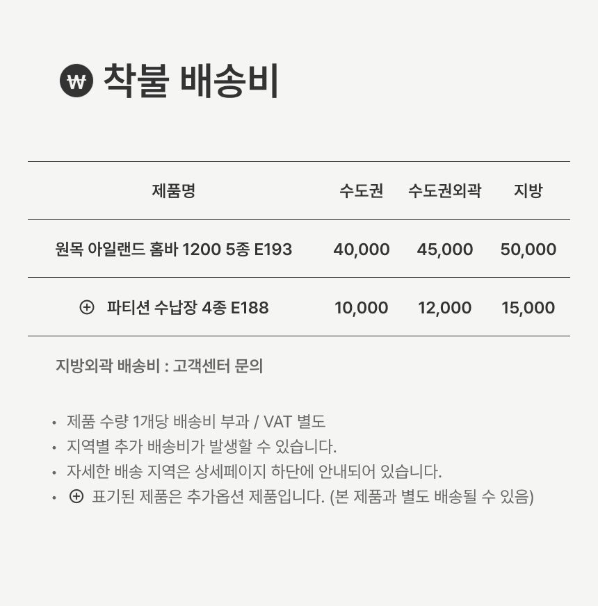 시나몬배송비